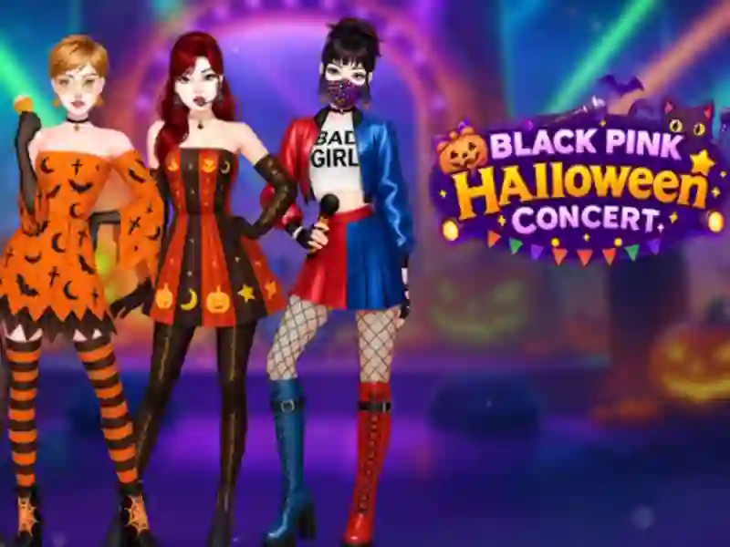 Xogo Concerto de Halloween Black Pink en liña