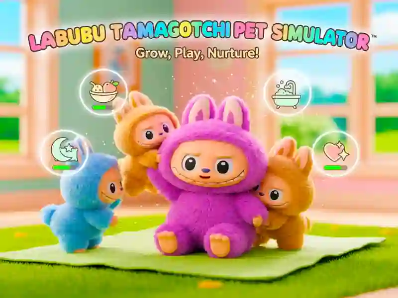 Xogo Simulador de mascotas Labubu Tamagotchi en liña