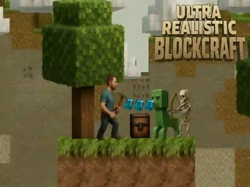 Xogo Blockcraft ultra realista en liña