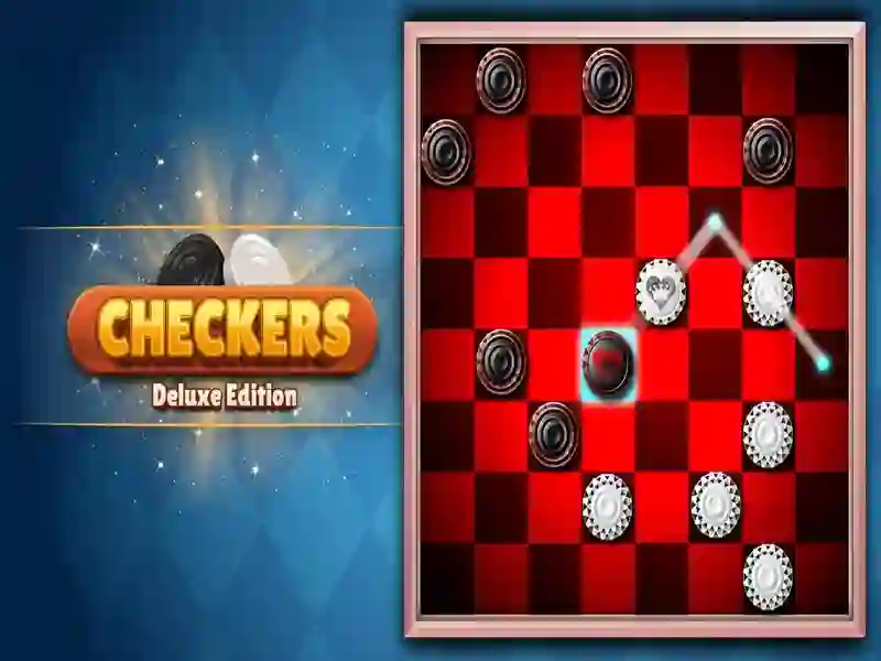 Xogo Edición de Deluxe de Checkers en liña