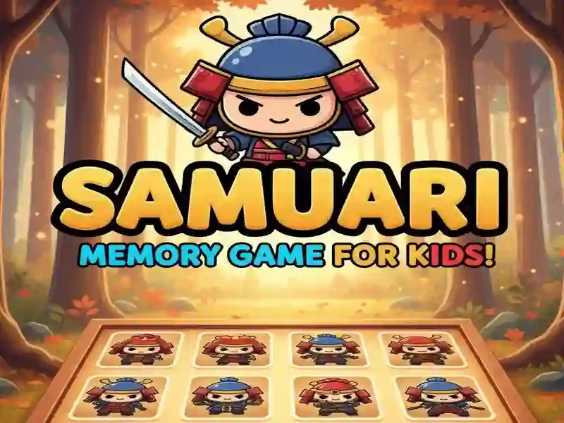 Xogo Xogo de memoria Samurai para nenos en liña