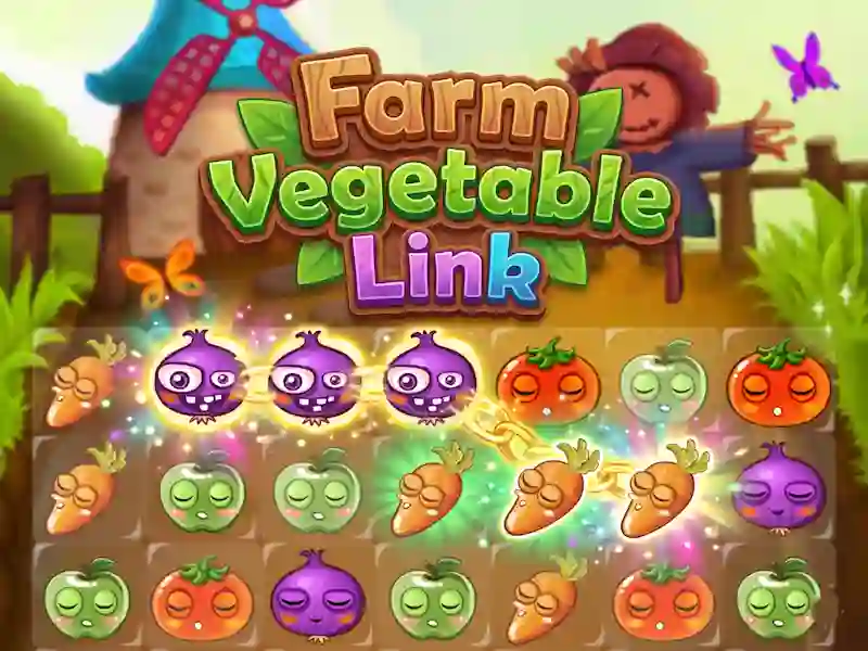 Xogo Farm Vegetable Link en liña
