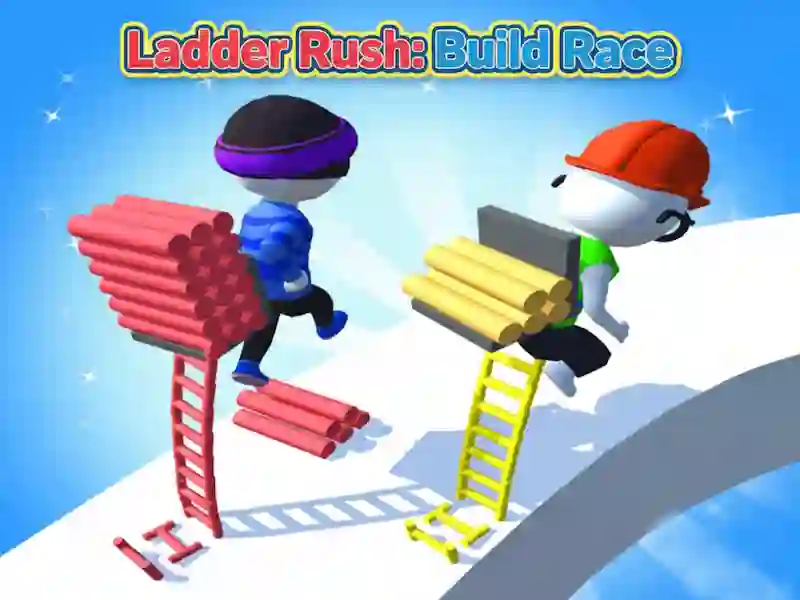 Xogo Ladder Rush: Build Race en liña