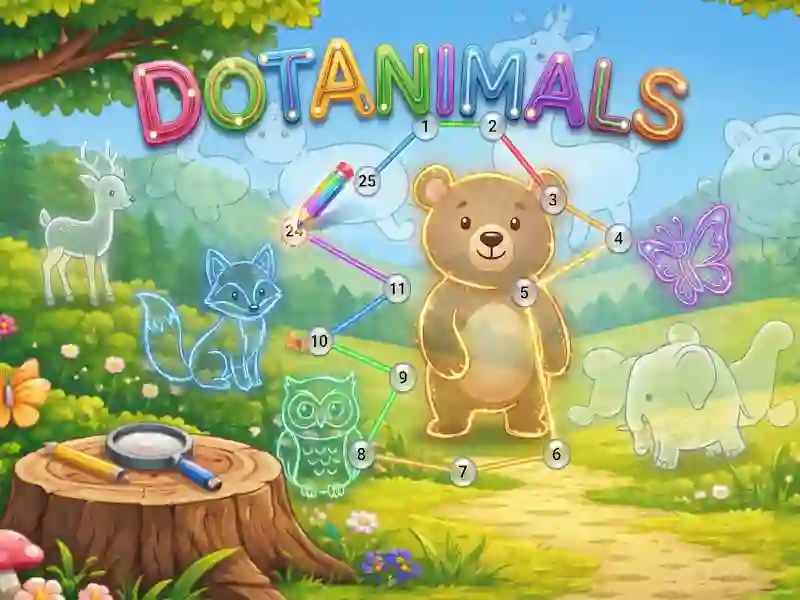 Xogo DotAnimals en liña