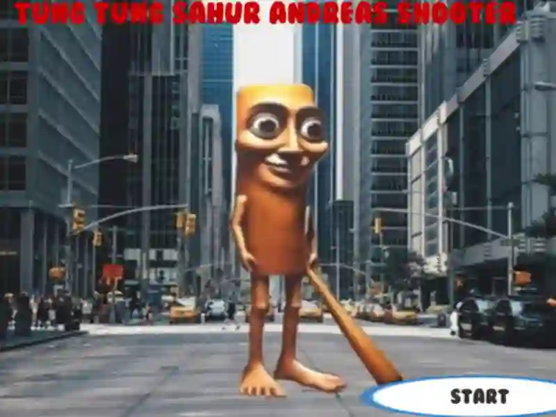 Xogo Tung Tung Sahur Andreas Shooter en liña