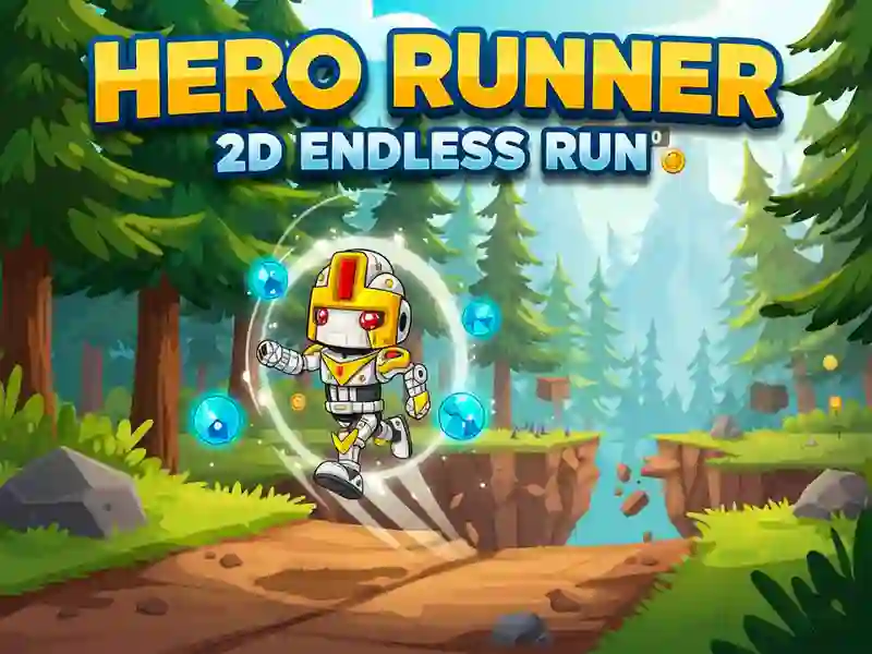 Xogo Hero Runner 2D Endless Run en liña