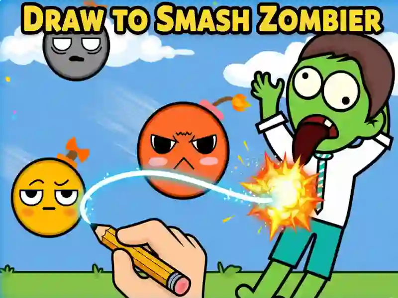 Xogo Draw To Smash Zombie en liña