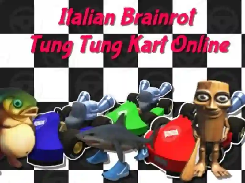 Xogo Italiano Brainrot Tung Tung Kart en liña en liña