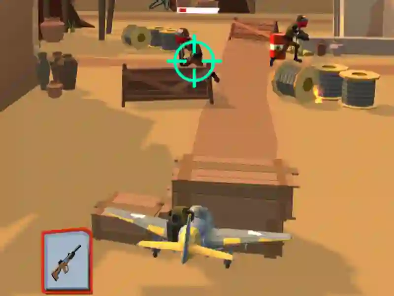 Xogo Bombardino Crocodilo Brainrot Gunner en liña