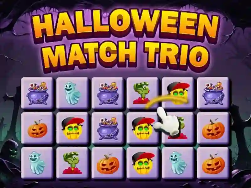 Xogo Halloween Match Trio en liña Xogo Halloween Match Trio en liña