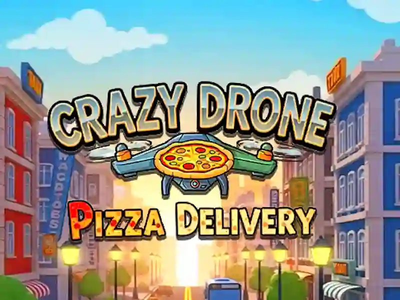Xogo Entrega de pizza Crazy Drone en liña
