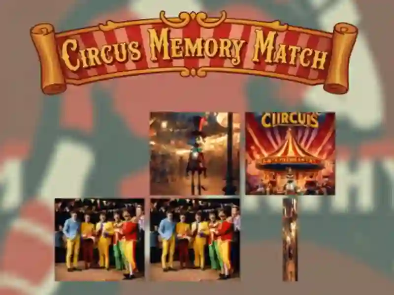 Xogo Circus Memory Match en liña