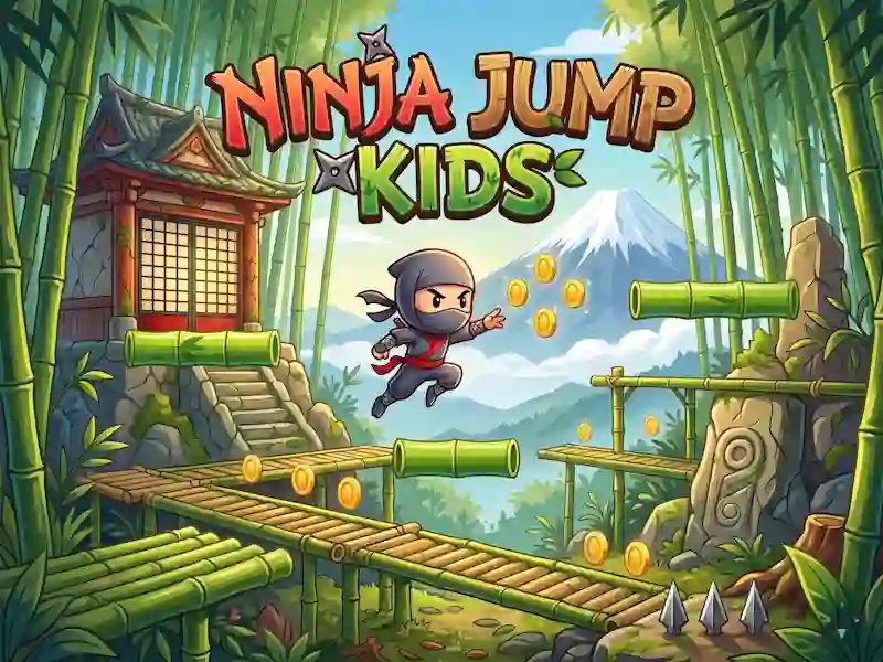 Xogo Ninja Jump Kids en liña