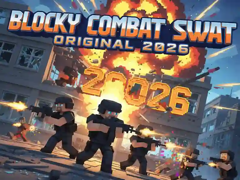 Xogo Blocky Combat Swat orixinal 2026 en liña