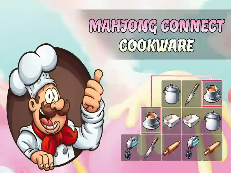 Xogo Mahjong Connect Cookware en liña