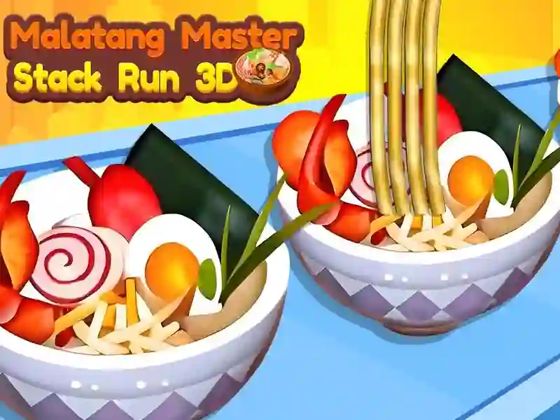 Xogo Malatang Master Stack Run 3D en liña