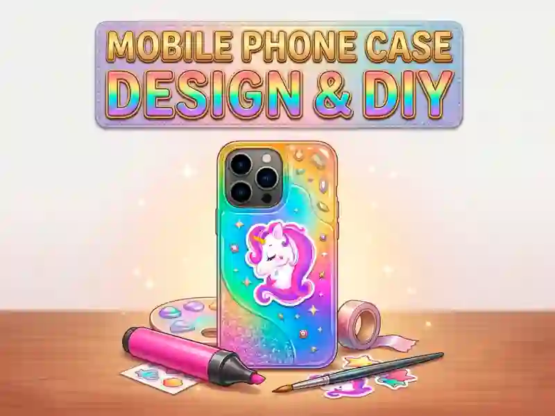Xogo Mobile Phone Case Design & DIY en liña