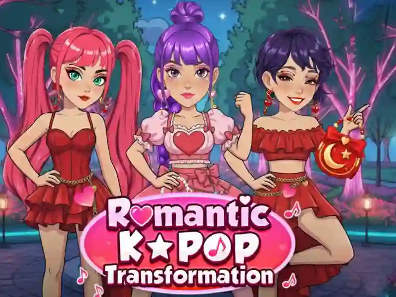 Xogo Transformación romántica de K Pop en liña