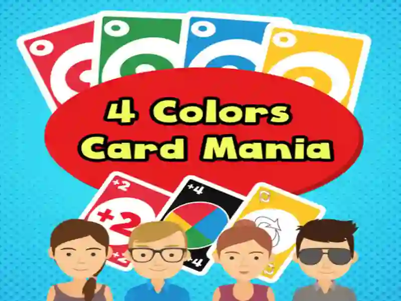 Xogo 4 cores Card Mania en liña