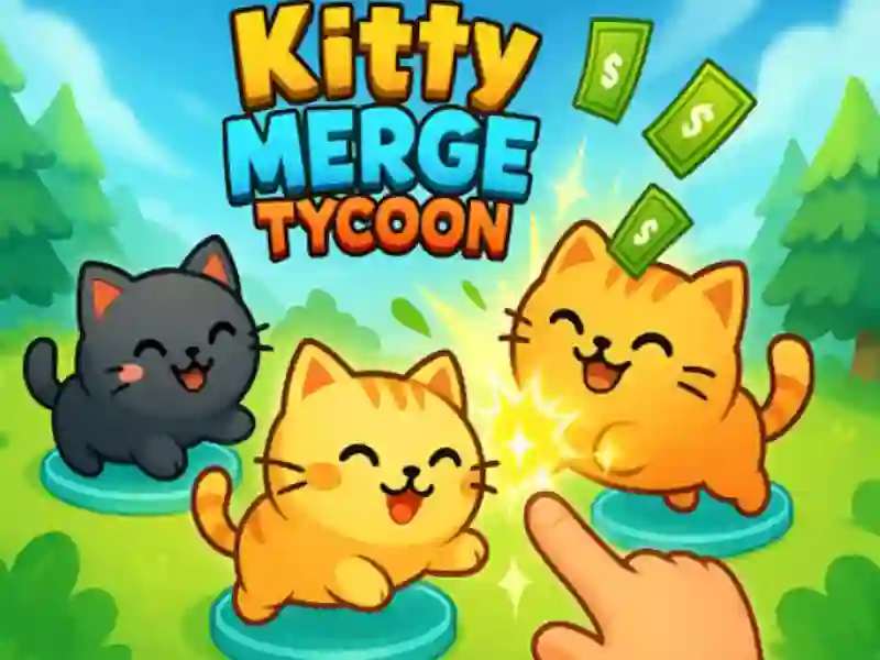 Xogo Kitty Merge Tycoon en liña