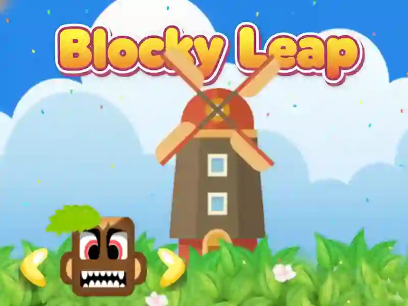 Xogo Blocky Leap en liña