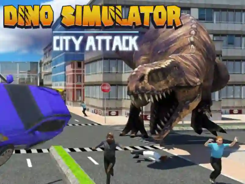 Xogo Dino Simulator City Attack en liña