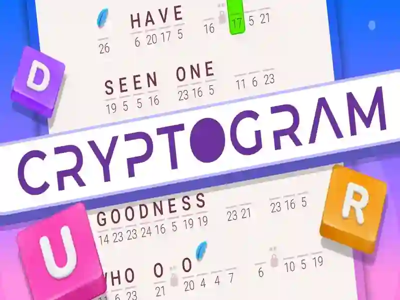 Xogo Criptograma: puzzle de cerebro de palabras en liña