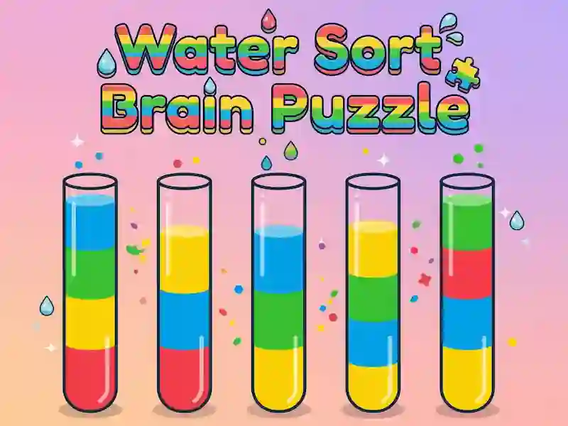 Xogo Water Sort Brain Puzzle en liña