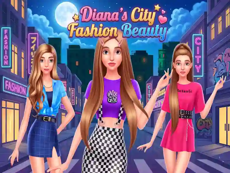 Xogo Diana's City Fashion Beauty en liña