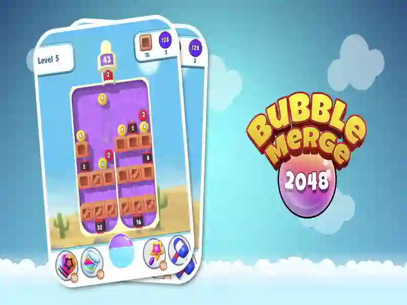Xogo Combinación de burbullas 2048 en liña