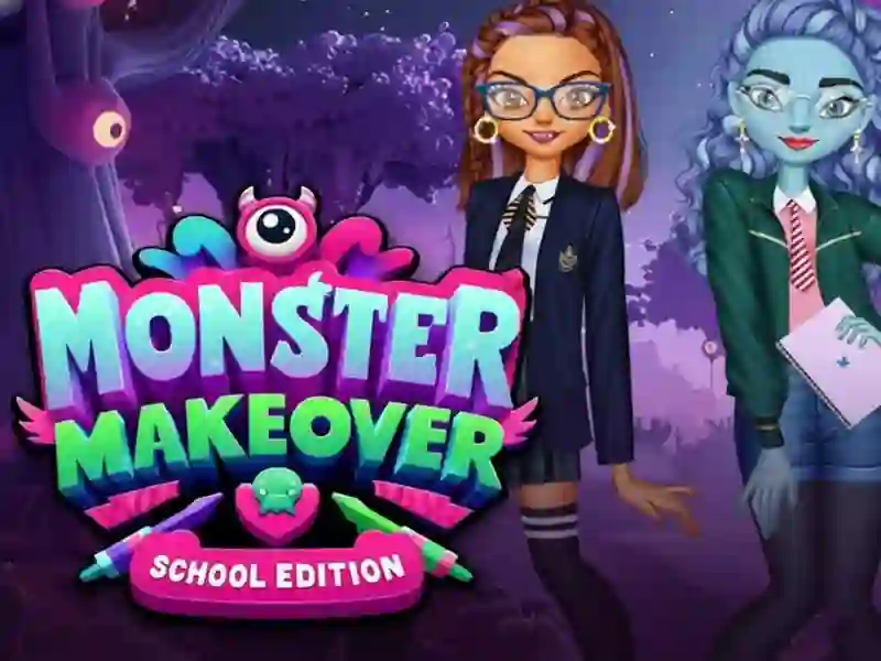Xogo Edición Escolar Monster Makeover en liña