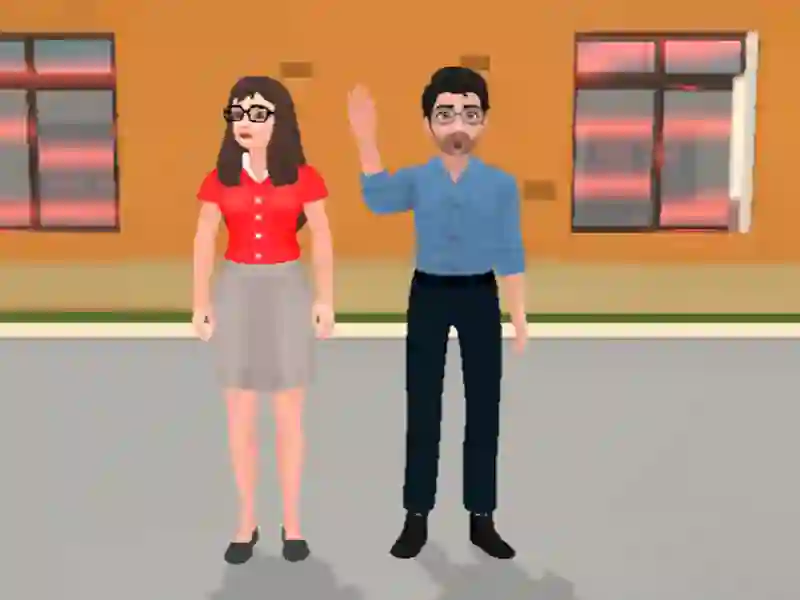 Xogo Historias escolares: Sim do profesor en liña