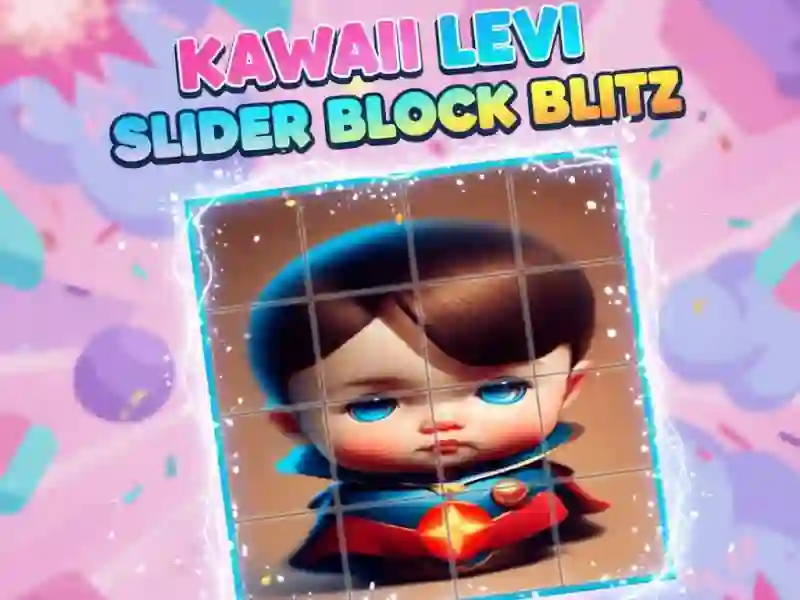 Xogo Kawaii Levi Slider Block Blitz en liña