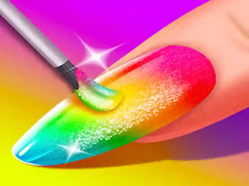 Xogo Salón de uñas de moda para nenas en liña