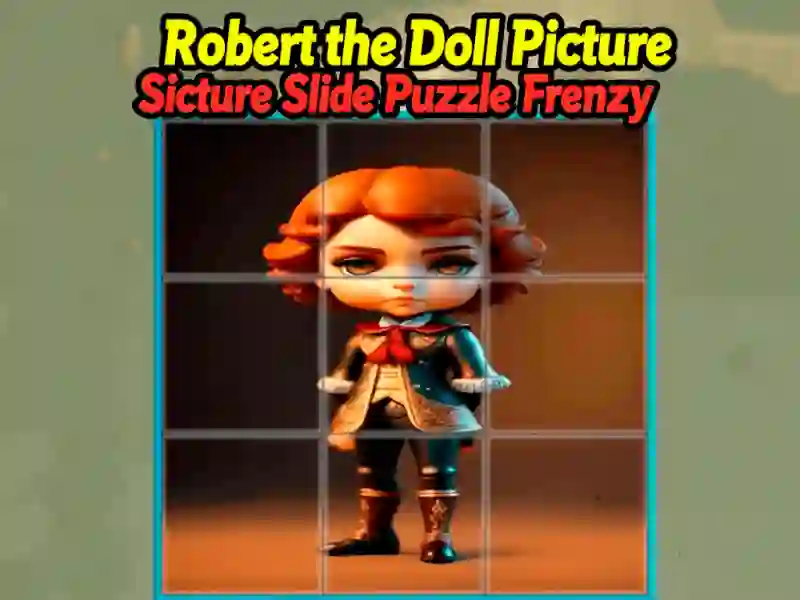 Xogo Robert the Doll Picture Slide Puzzle Frenzy en liña