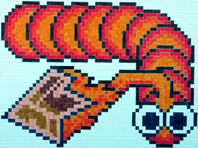 Xogo Serpe de píxeles en liña