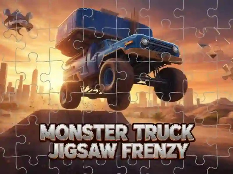 Xogo Monster Truck Jigsaw Frenzy en liña