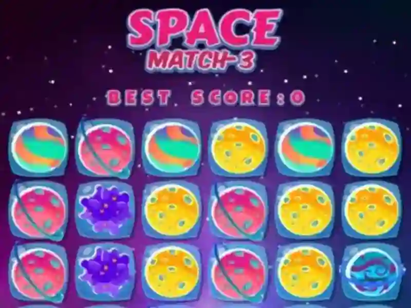 Xogo Space Match3 en liña