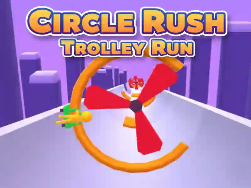 Xogo Circle Rush Trolley Run en liña