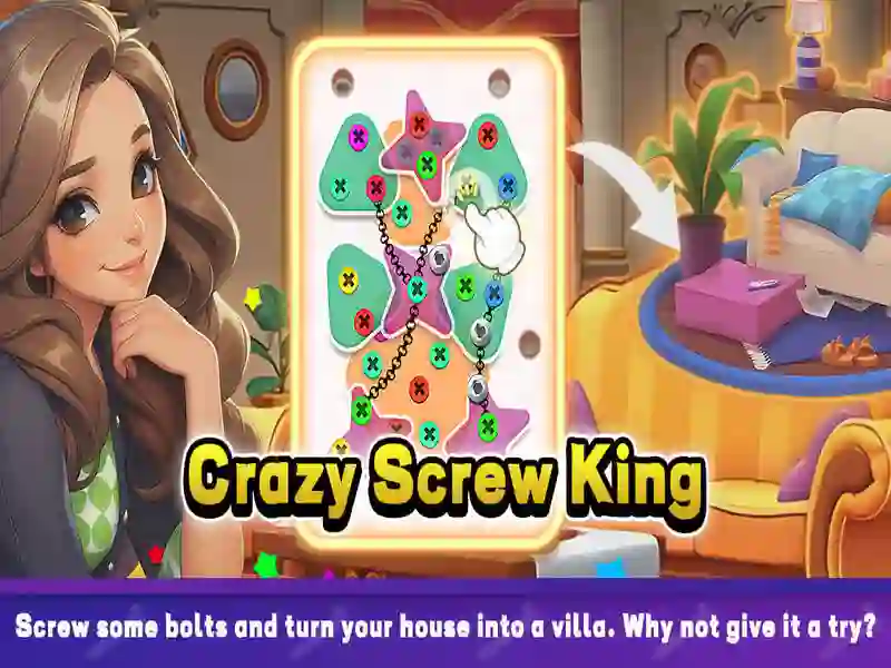 Xogo Crazy Screw King en liña