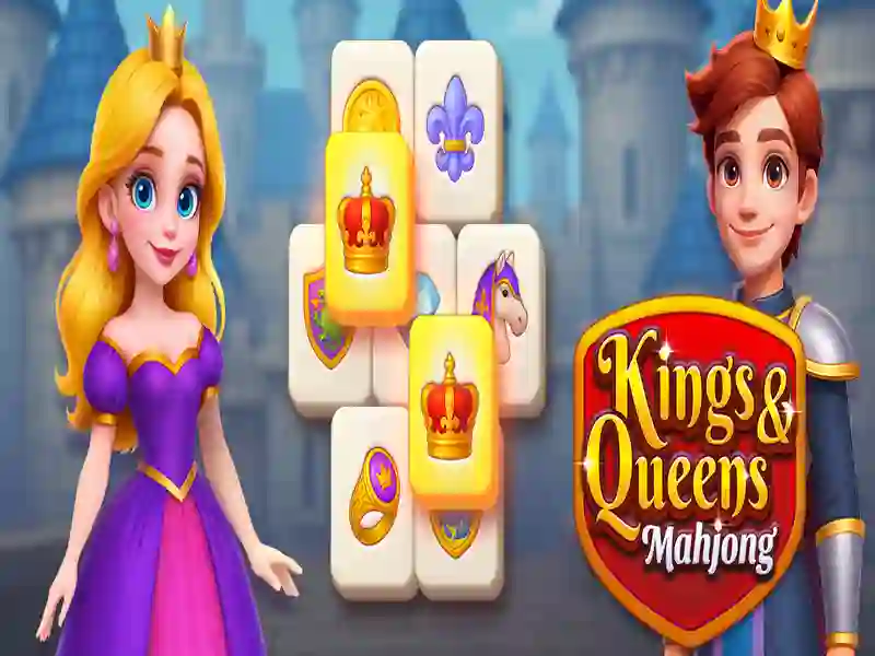 Xogo Reis e Queens Mahjong en liña