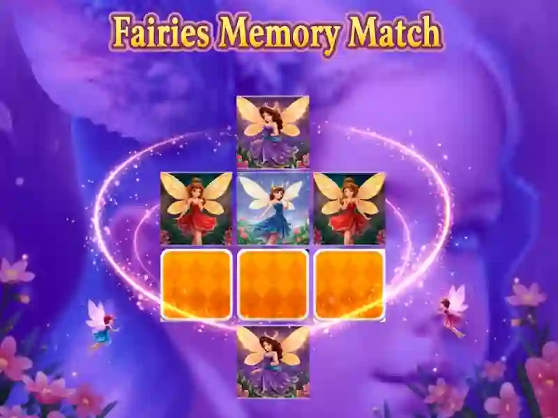Xogo Fairies Memory Match en liña