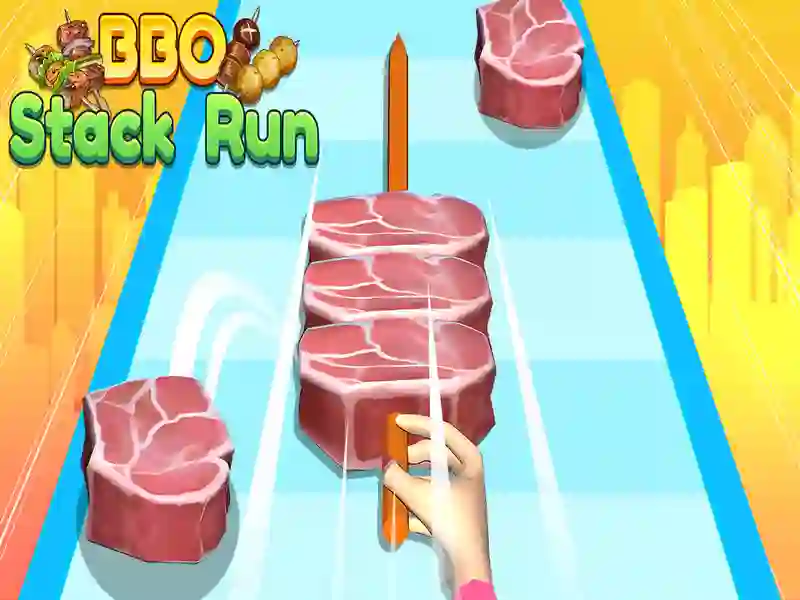 Xogo BBQ Stack Run en liña Xogo BBQ Stack Run en liña