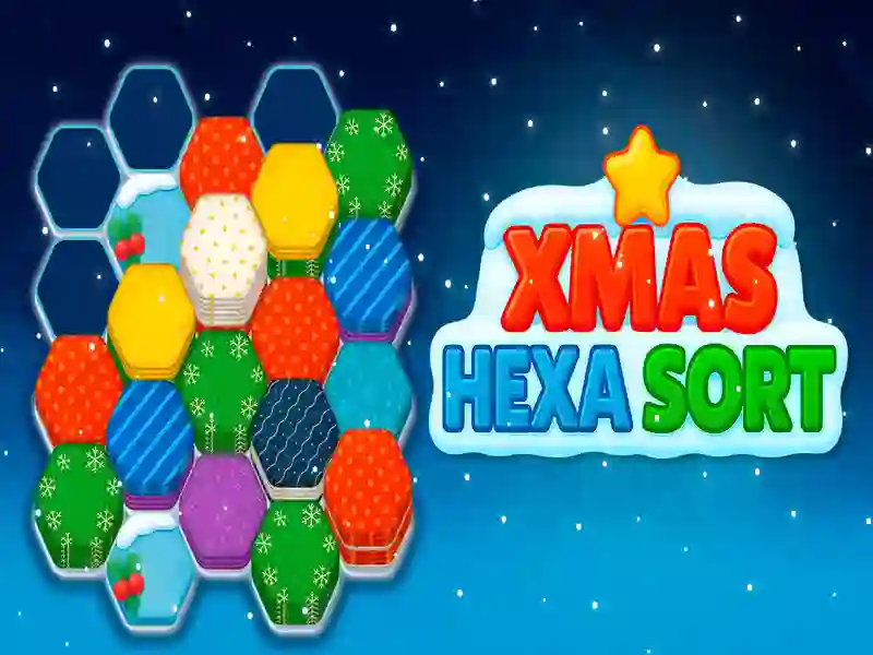 Xogo Xmas Hexa Sort en liña