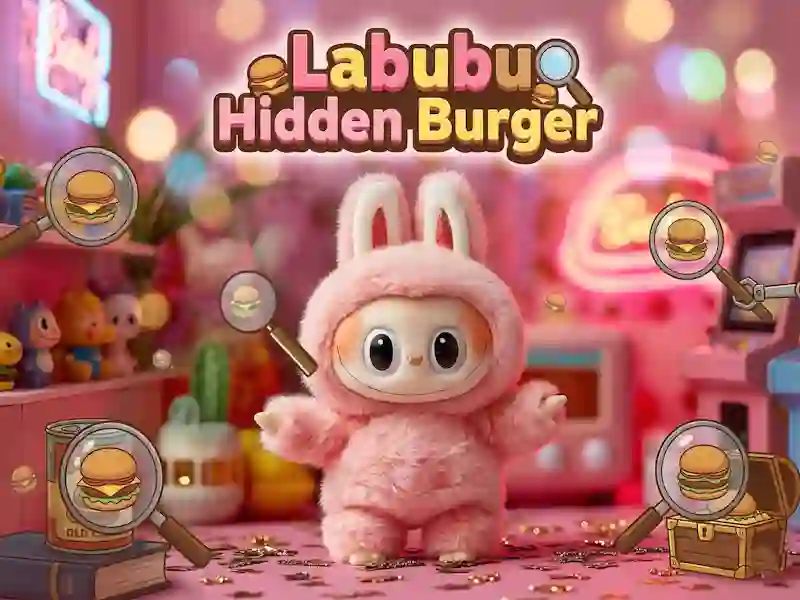 Xogo Labubu Hidden Burger en liña