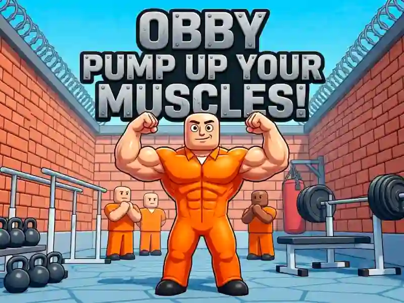 Xogo Obby Pump Up Your Muscles! en liña