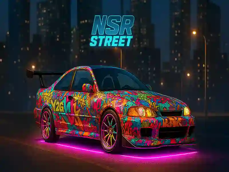 Xogo Racing de vehículos de rúa NSR en liña