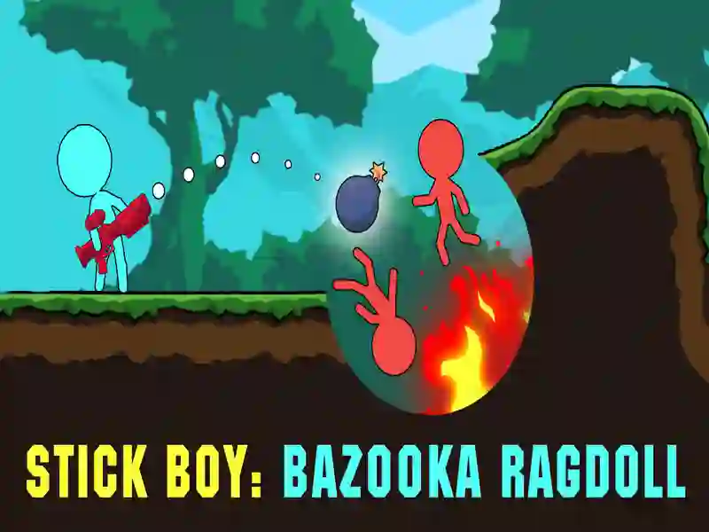 Xogo Stick Boy: Bazooka Ragdoll en liña
