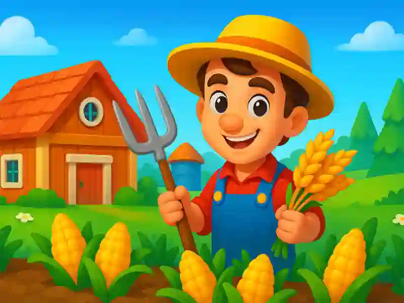 Xogo Family Idle Farm: Build & Harvest en liña