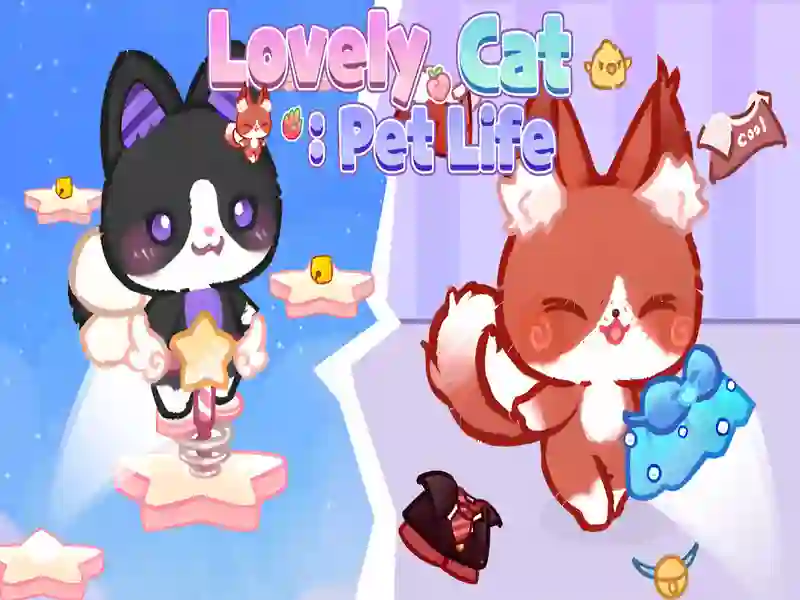 Xogo Encantadora vida de mascotas de gato en liña